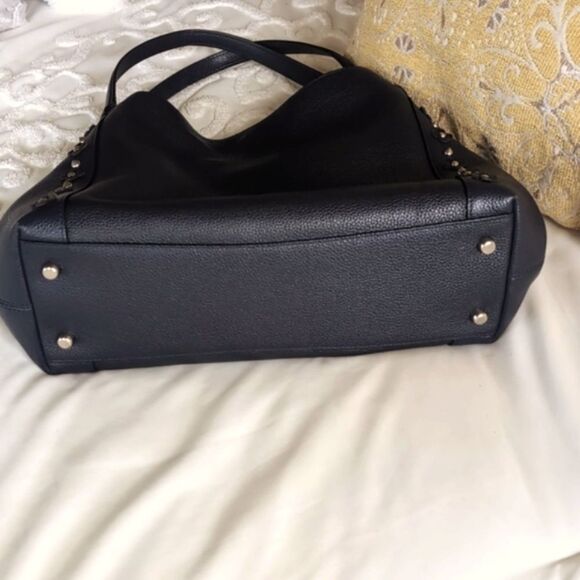 COACH Edie 31 Silver Stud/Floral Rivets Classic Handbag - Picture 13 of 16